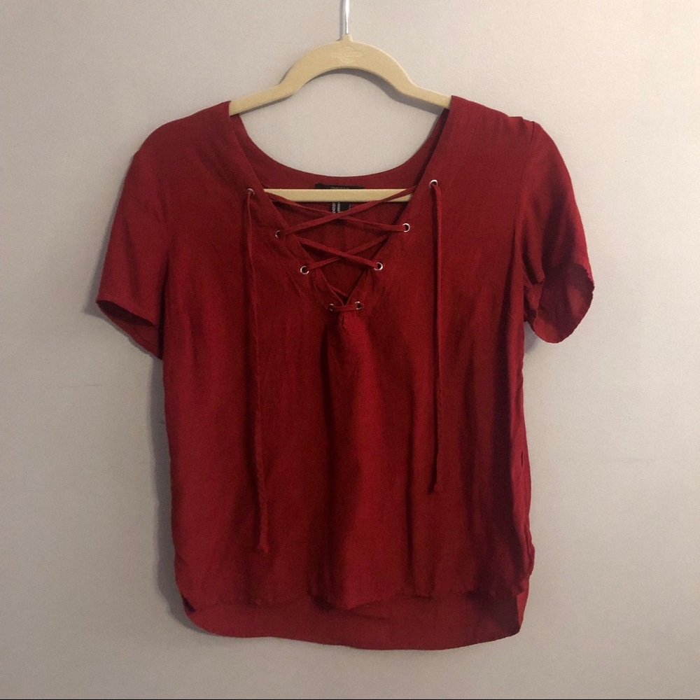 Forever 21 Tie Up Shirt